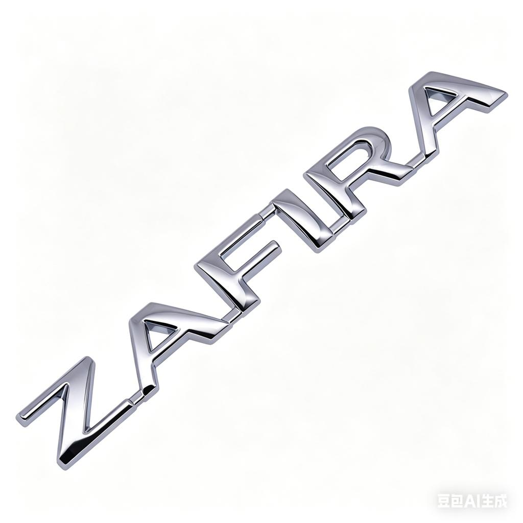 Metal ZAFIRA Letter Logo Emblem Badge Tailgate Sticker For Opel Car Styling Rear Trunk Exterior Styling Decoration Accessories