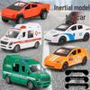 Children's Inertia Toy Car: Police, Pickup, Racing, Sedan - Ideal Gift for Boys