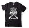 Merica Adler Shirt 2. Zusatz Patriotisches USA Pro-Waffen Shirt 4. Juli Shirt Unisex T-Shirt