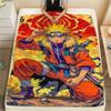 Naruto Uzumaki Indoor Leisure Essential Flannel Blanket, Warm Printed Cover for Furniture Use and Picnic Travel.-TING