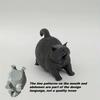 1pc Yawning Cat Statue Toy, Compact Desktop Decor for Home, Office, Car, Perfect Gift for Cat Lovers (Christmas, Halloween, Birt