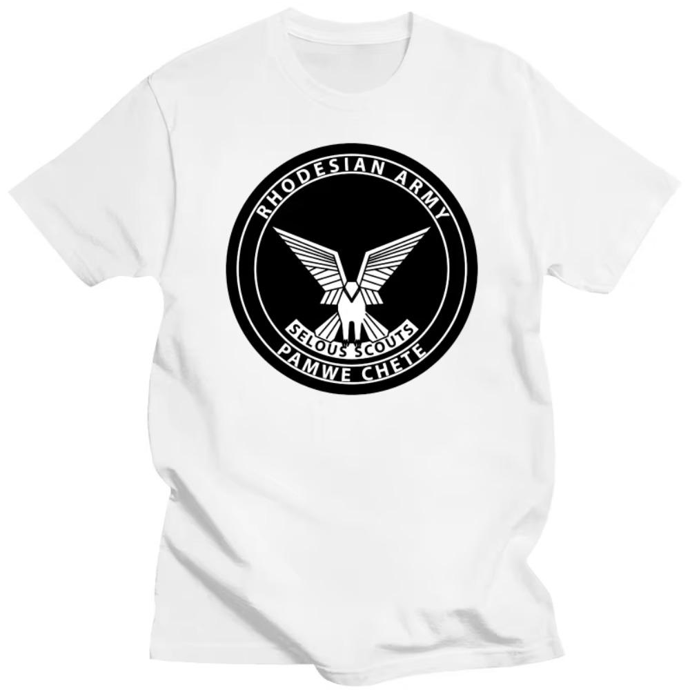 

Смешная одежда Родезийская армия Зимбабве разведчики Селус Памве Чете спецназ графические футболки летние женские мужские крутые футболки XXXXXL белый