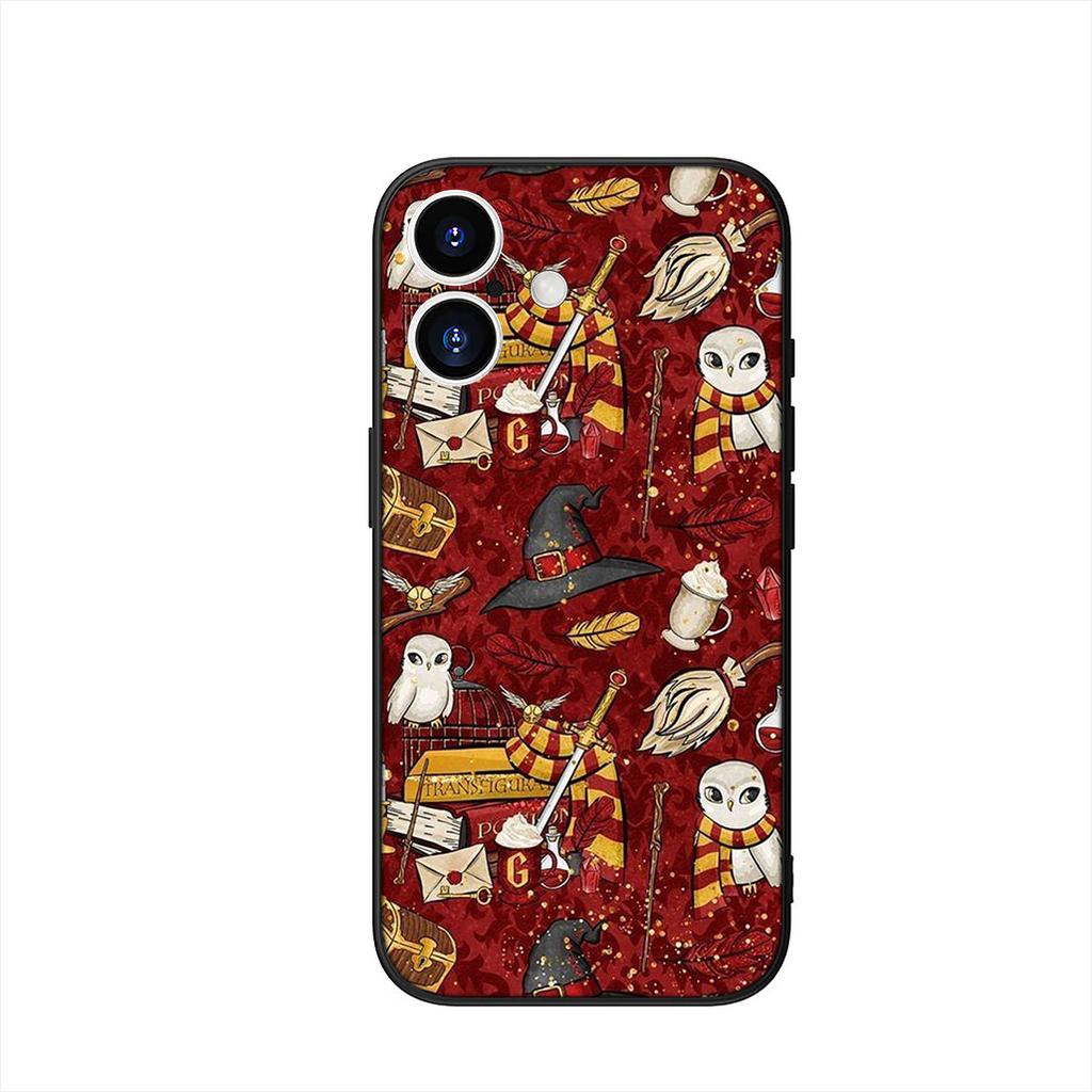 Art Owl Harries Wand Potters Cover Phone Case for Samsung Galaxy S25 S23 S22 S24 FE Ultra Plus A56 A05 A06 A15 A16 A57 S7 Edge