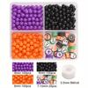 1 Box Halloween Polymer Clay Beads Charms Friendship Bracelet Necklace Earring Jewelry Making Kit Accessories for DIY