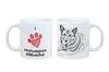 Norwegian Elkhound, Norsk Elghund, Gray Norwegian Elkhound – Cup with a Dog, Cute Cup with Graphics |