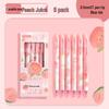 Stylo gel effaçable à la chaleur Pêche 0,5 mm pour étudiants