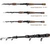 Telescopic  Fishing Spinning Rod Pod 1.8M-2.4M Lure Pole Feeder Casting Baitcasting Fishing Rod