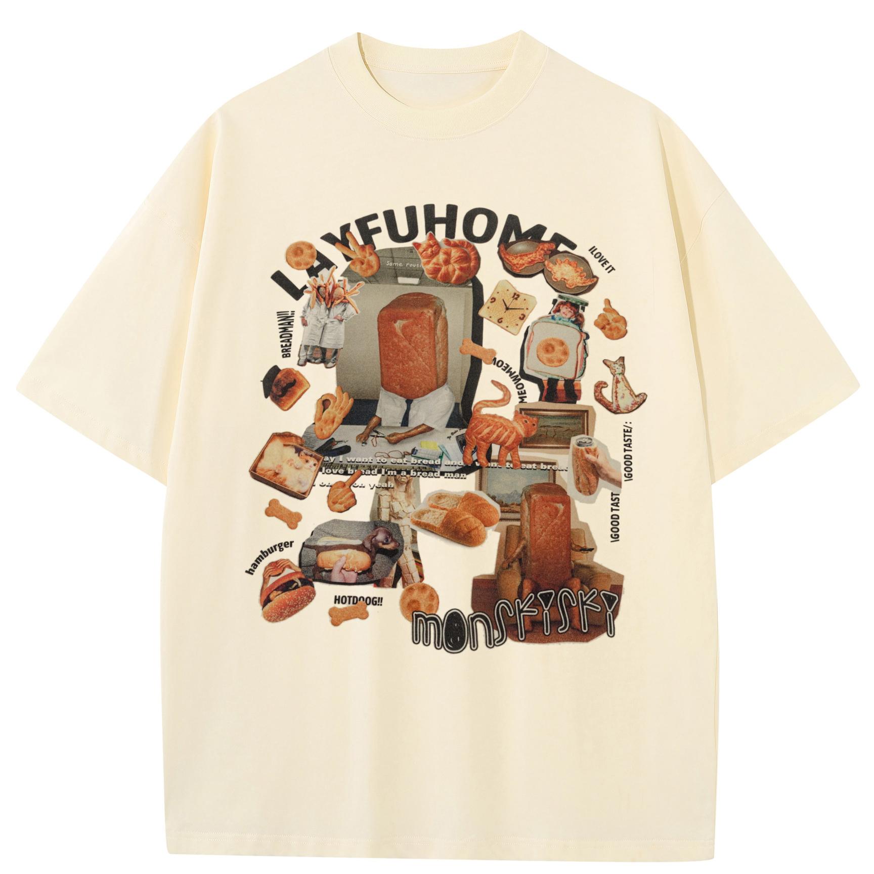 Уличная одежда Забавная футболка с графикой Хлопковая футболка Унисекс Топы Футболки С короткими рукавами Футболка 3XL жёлтый