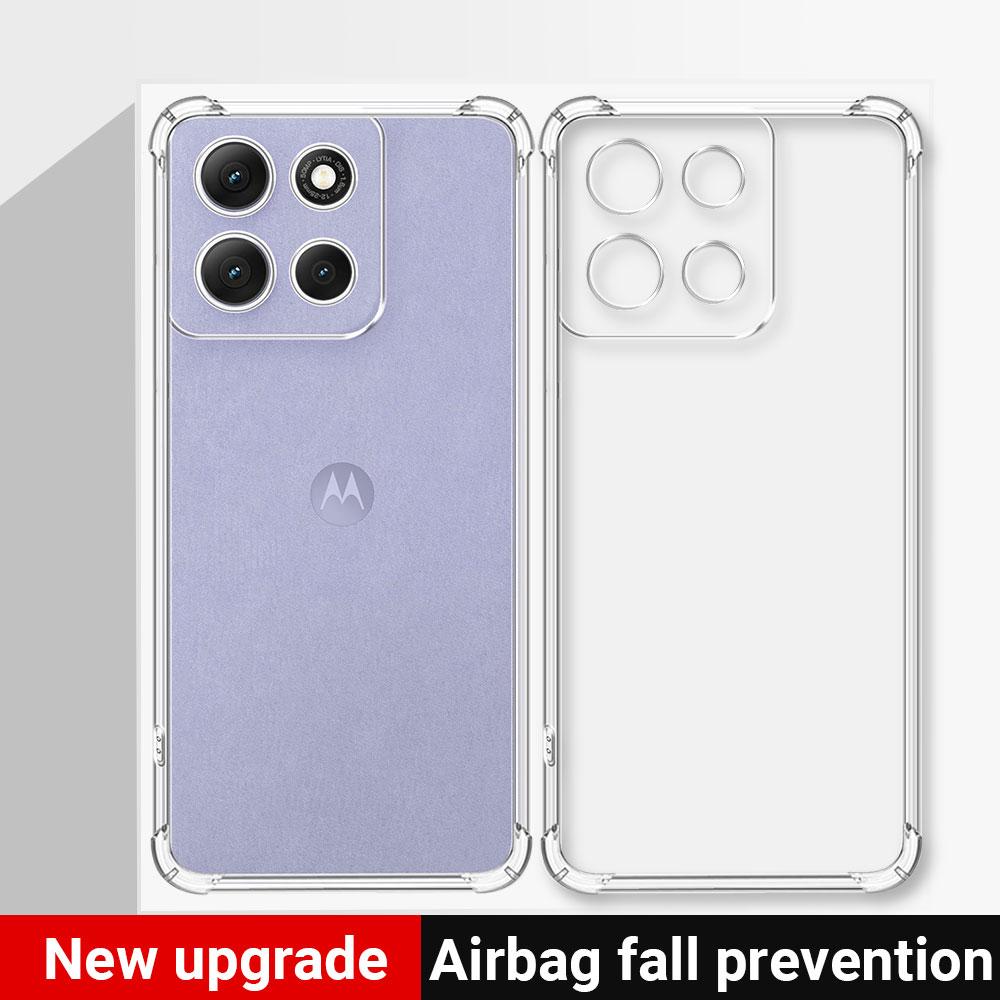 For Moto G86 Power G67 Power Case Silicone Soft Phone Case For Motorola G56 Moto G86 G06 Airbag Transparent Protect Cover