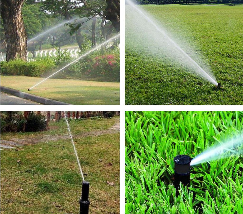 40°~360°Adjustable Pop-up Sprinkler Garden Lawn Orchard Irrigation Buried Rotating Sprinkler Football Field Turf Watering Nozzle