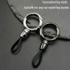 Einfacher Legierungs-Auto-Schlüsselanhänger-Anhänger für Männer & Frauen – Anti-Verlust-Lanyard für Schlüssel
