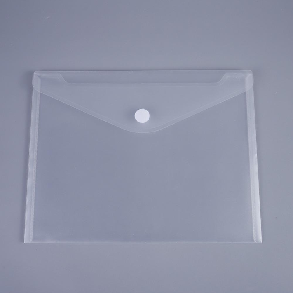 

Transparent File Folder A5/A6 Document Folder High Quality Filling Organizer Gift Snap Button-A4