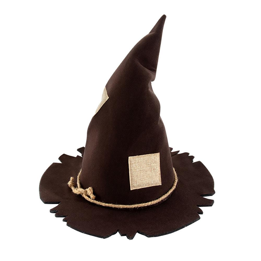 Scarecrow, Patch Witch Hat, Witch Hat, Halloween, Witch Hat, Party Accessories, Makeup Clothing