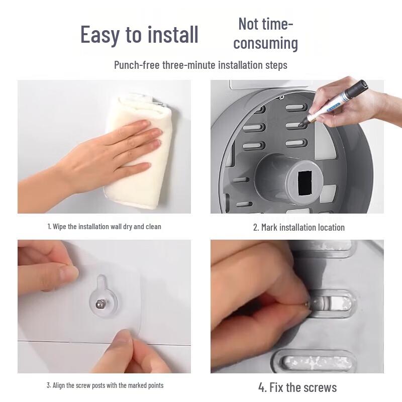 Morton Wall-Mounted Large Roll Toilet Paper Dispenser