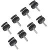 Quick Relse Thumb Screw Aluminium Alloy Red Hard Top Quick Removal Fastener Thumb Screws with Integrated D