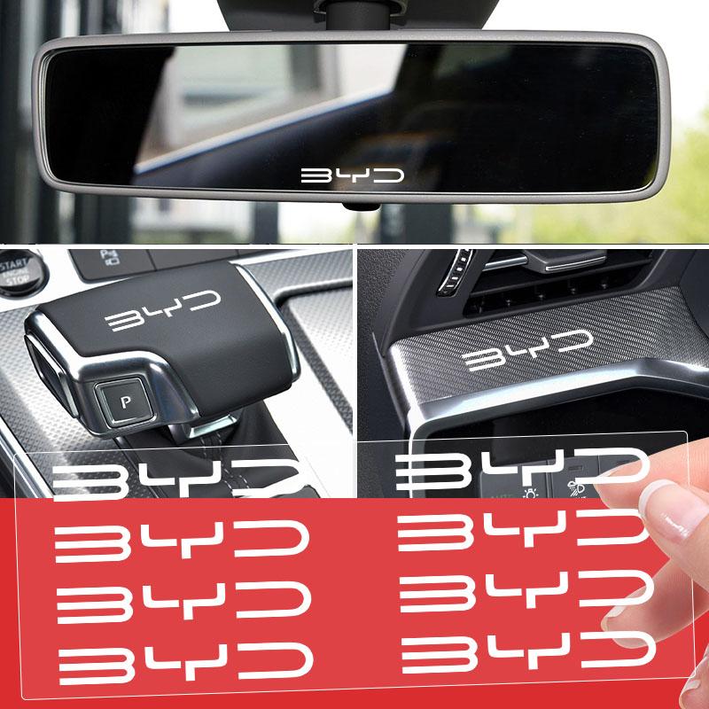 New Car Interior Random Stickers Car Goods Car steering wheel Decals For BYD F3 S6 F0 Tang I3 S7 G3 E5 E2 E1 E3 E9 D1 S8 E6 L3