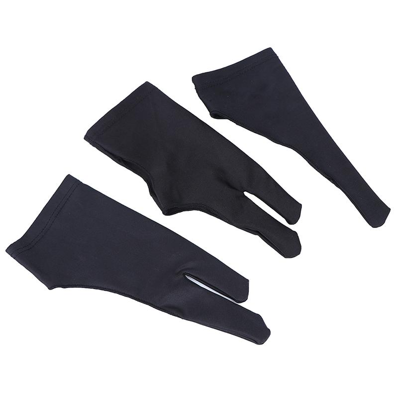 1Pc Two Finger Anti-Fouling Glove For Drawing & Pen Graphic Tablet Pad