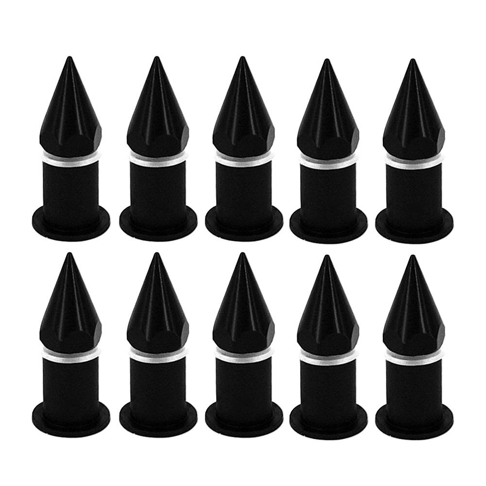 Windshield Wind Screen Spike Bolts M5 Screws Nuts Motorcycle Modification AccessoriesBlack