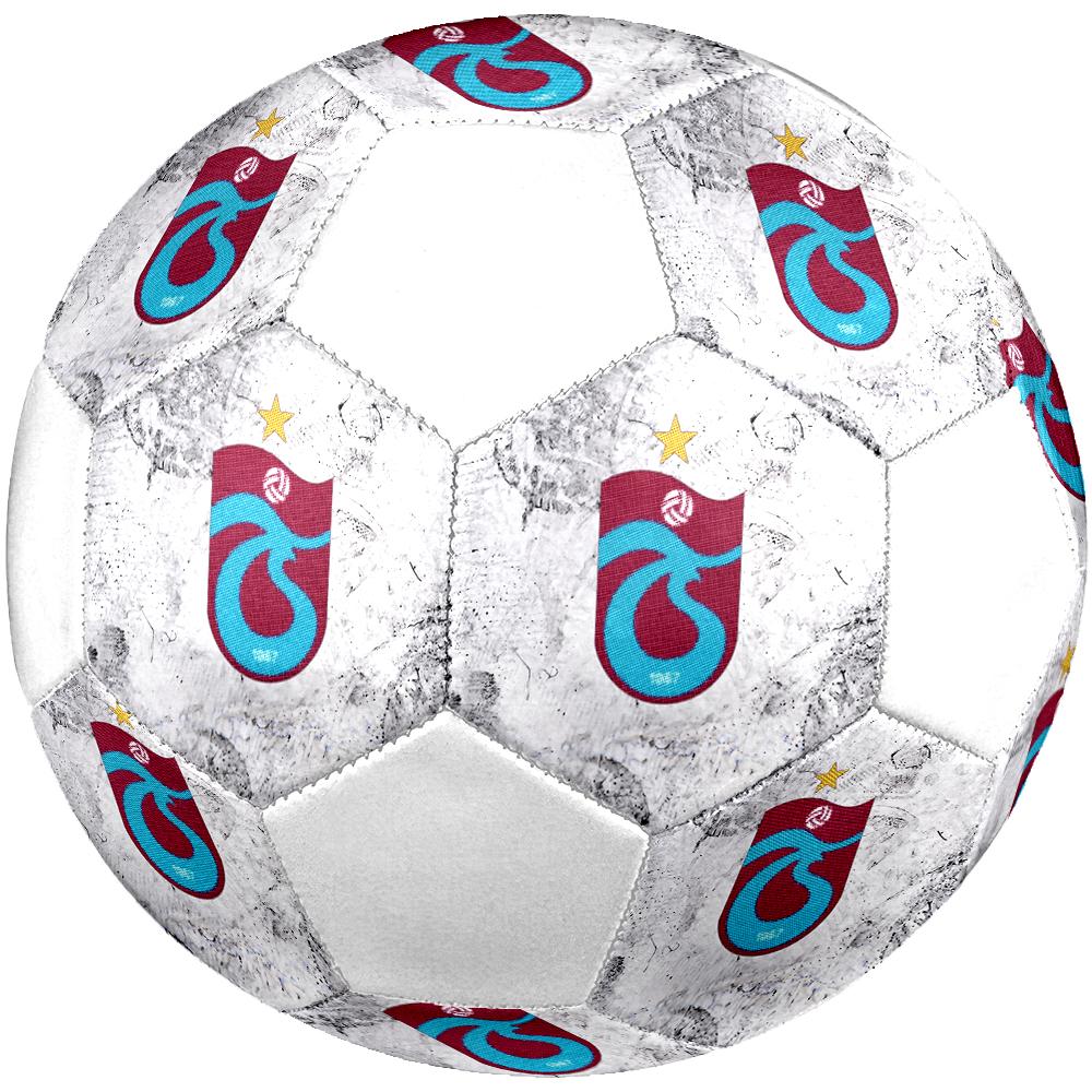 Trabzonspor FC Soccer Ball, Colorful, Suitable for All Ages, Machine-stitched, PVC Material, Competition Grade, Durable and High Bounce