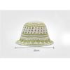 Woven Bucket Hat For Women Summer Versatile Niche Design Color-Blocked Fisherman Hat Hollow-Out Sun Protection Hat