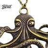 Beautiful Octopus Pendant Vintage Necklace Punk Charm Retro Detailed Jewelry