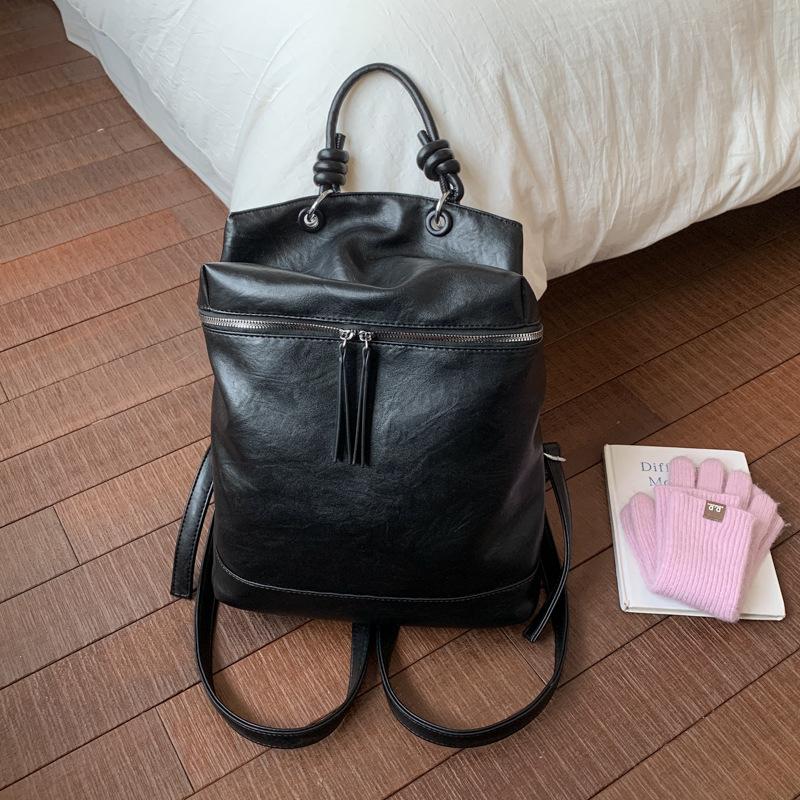 

Niche large-capacity leopard print women s 2025 autumn new fashion travel backpack high-value commuter schoolbag backpack