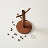 Kitchen Cup Rack Wood Wooden Mug Tree MultiFunctional Holder Stand for Cafe, Dresser Beech
