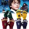Hogwarts Potter Harry Icon Knitted Gloves Warmth Cosplay Prop Christmas Gifts