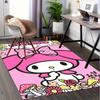 1pc Sanrio Melody Mermaid Printed Office Carpet Rectangle Rug Under The Table,Perfect Room Decor for Living Room, Bedroom, Kitchen, Non-slip Floor Mat