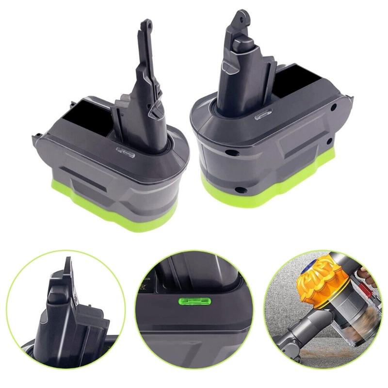 18V Lithium Battery Converters Adapter for Replacement Battery Cordless Stick Vacuum Cleaners Power Adapter Accessories