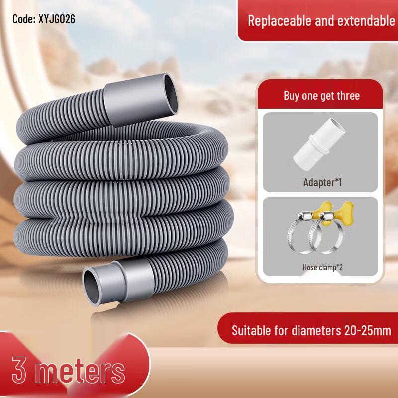 Universal Washing Machine Drain Hose Extension