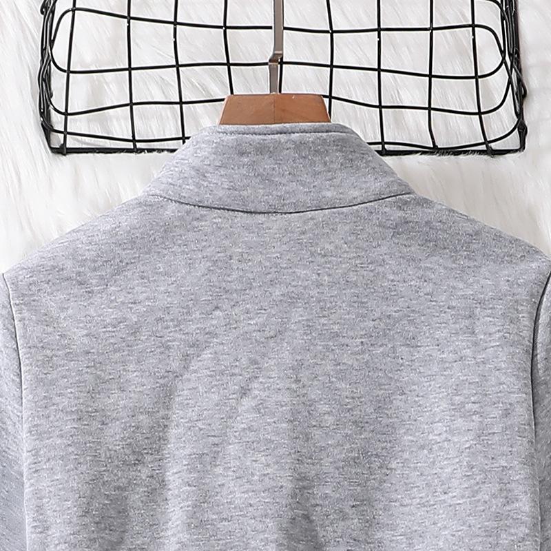 Dívčí šaty Dětské oblečení Podzimní móda Nášivka s písmenem Stojáček Dlouhý rukáv Svetr Sportovní šaty