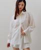 ZEROPLANET Giselle Puff Shirt [White]