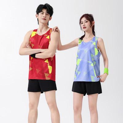 Unisex Track & Field Training Suit - Vest & Uniform for Marathon, Team Competition, and Kids' Sports