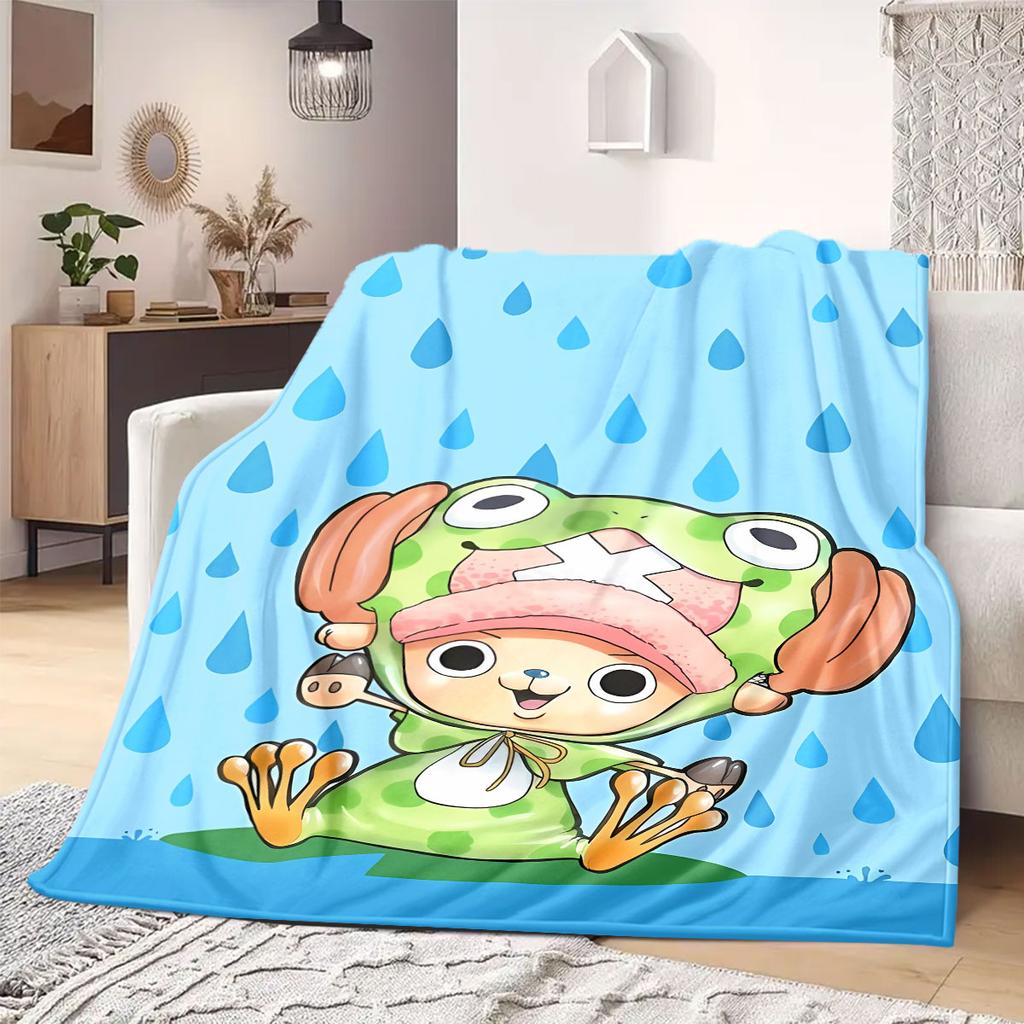 OnePiece anime Flannel Blanket Warm,Comfortable,Suitable for Bedrooms,Sofas,Beds,Chairs,Picnics,Travel