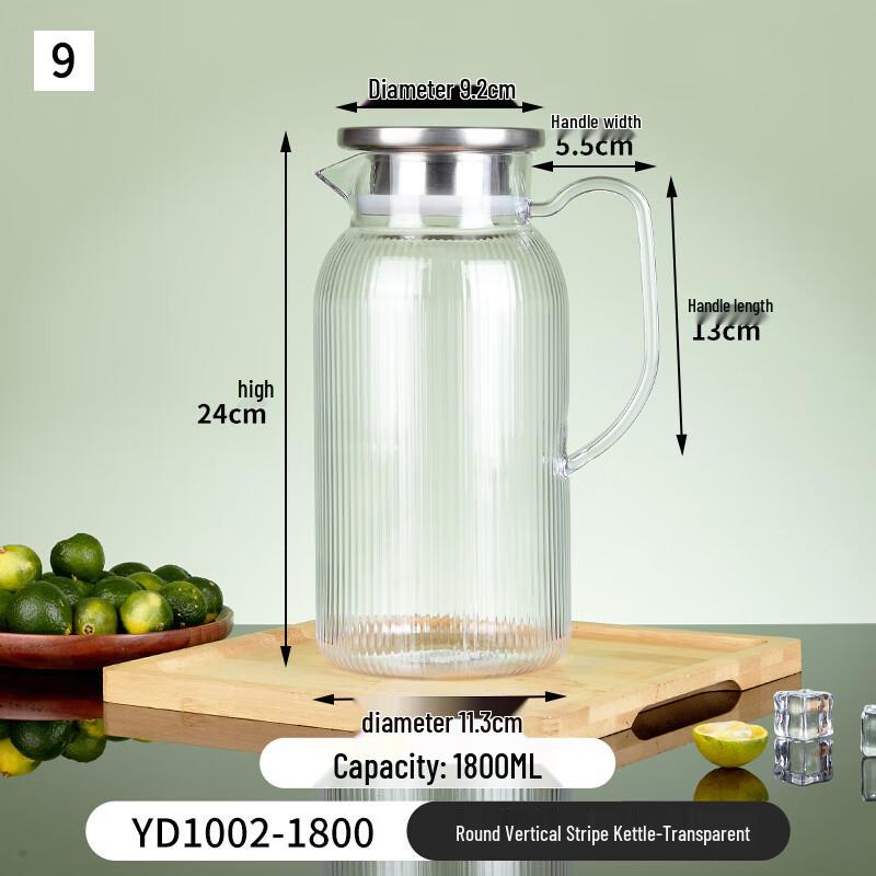 Shixun Transparent Acrylic Water Pitcher