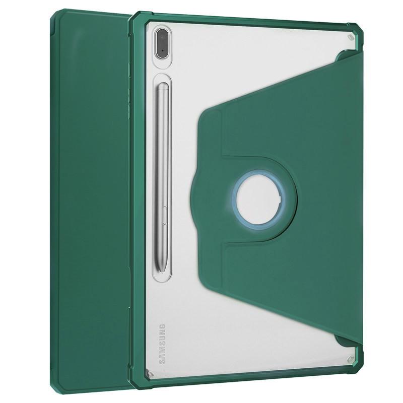 For Samsung Galaxy Tab S9 S8 11 Inch Transparent Case Stand Funda Cover for Samsung Galaxy Tab S9 S8 S7 Plus FE 12.4 Pencil Holder Cases