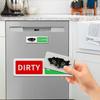 Black Cat Dishwasher Magnet Clean Dirty Sign Sliding Red Green Kitchen Indicator  Strong Acrylic Magnetic Sign for Kitchen