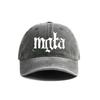 2026 Cappellino da Baseball Mgla Cappelli Usurati Cappellino con Fascia Metallica Nera Uomo Retrò Estivo da Esterno Cappello Regolabile Casuale e Versatile