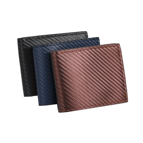 Men Card Wallet Bifold Slim Wallet Minimalist Short Wallet Pocket Card Holder Gift for Father Husband Boyfriend