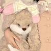 Großes wütendes Kaninchen-Plüschtier, süßes Tier, Plüschpuppe, Kawaii, gefüllte Stofftiere, Modell, Raumdekoration, Geburtstagsgeschenke