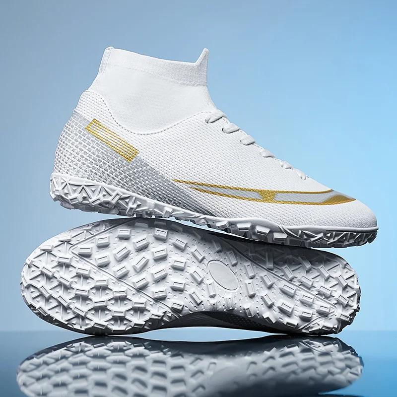Neue Herren Fußballschuhe Society Stollen Professionelle Fußballschuhe Hallenfußballplatz Schuhe Original Rutschfeste Sneaker Schnell