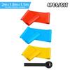 4Pcs/Set Elastic Fitness Bands Resistance Bands Tapes Yoga Pilates Crossfit Stretching Muscular Work Out Equipment 3