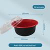 Xinpaike 650ml Disposable Round Meal Box with PS Lid