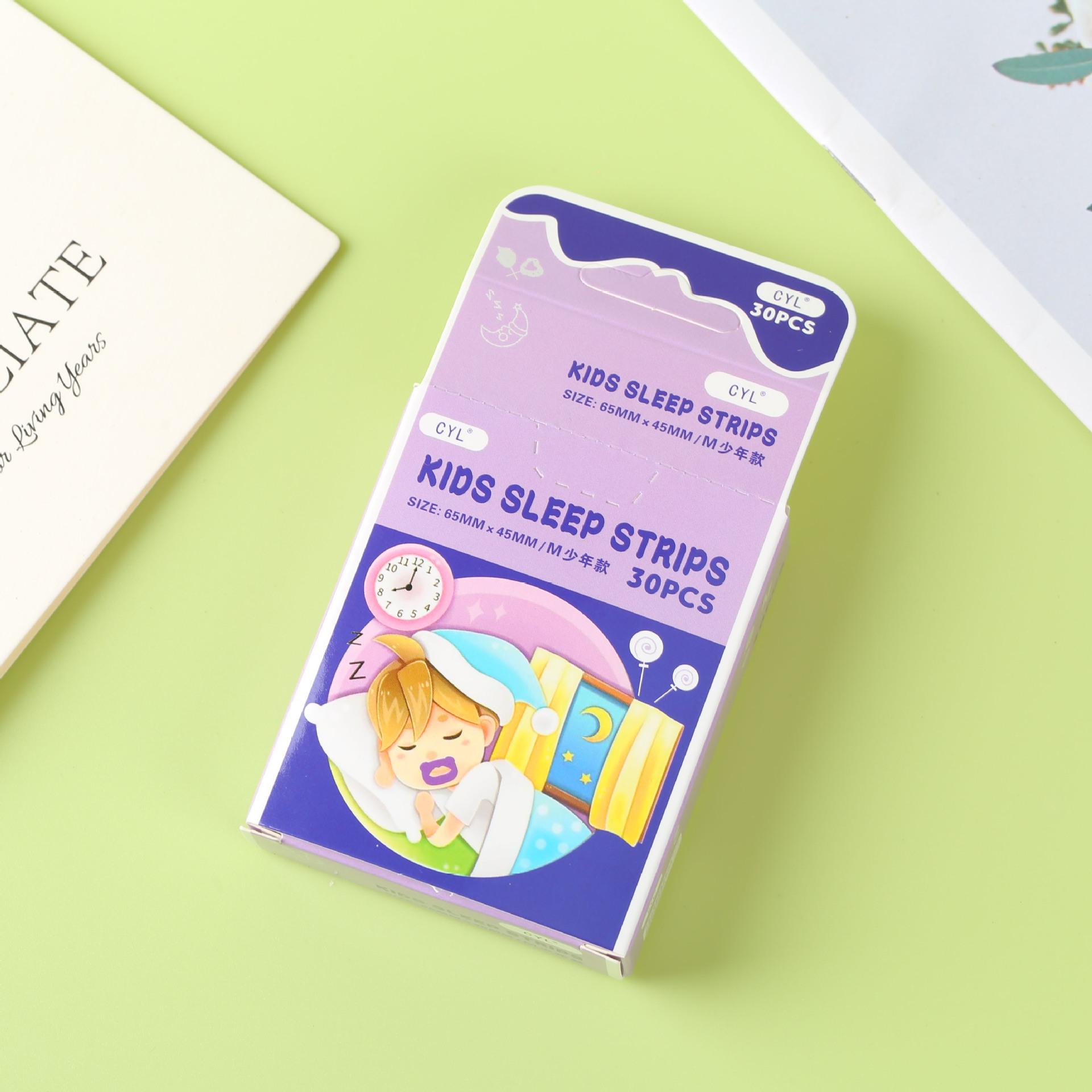 

Пластырь для носового дыхания, корректор для рта, антихраповые наклейки для детей и взрослых, для ночного сна, 30 шт. M