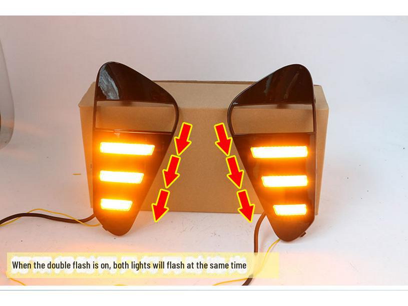 LED Daytime Running & Fog Lights for 18-20 Geely Binyue/Proton X50