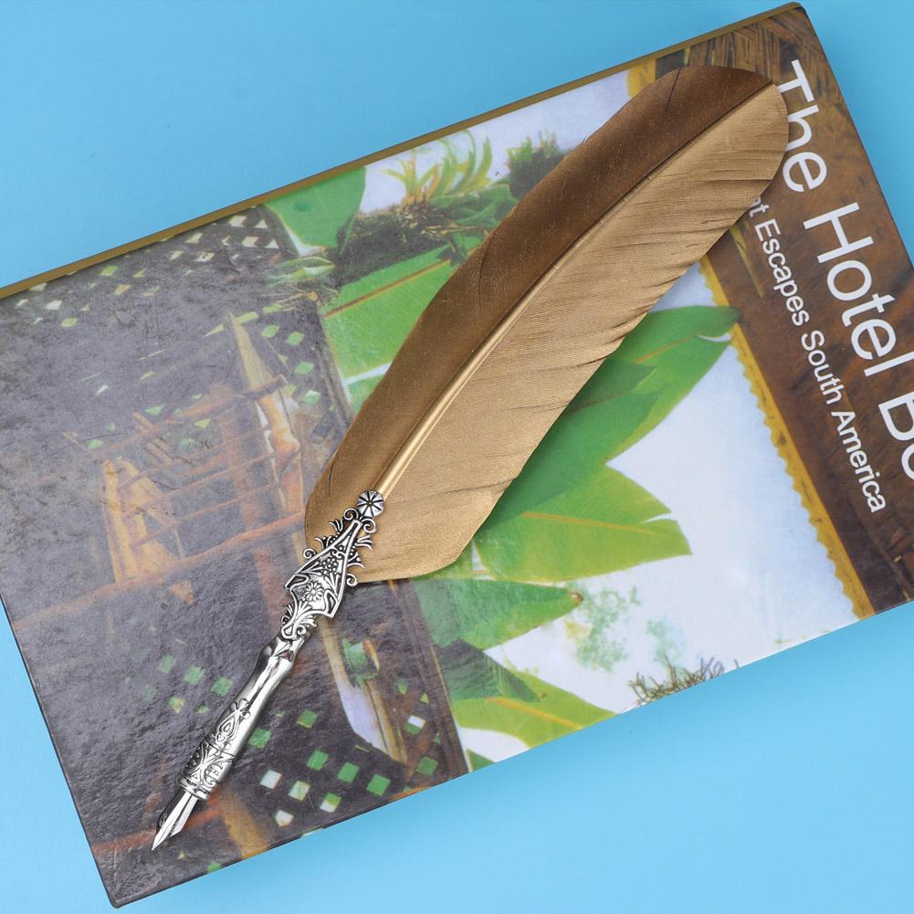 Classical Vintage Fountain Pen   Quill Dip Pen Signature Pen Set Stationery Gift (#1)
