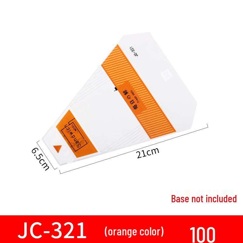 Disposable Transparent Sandwich and Cake Packaging Bag