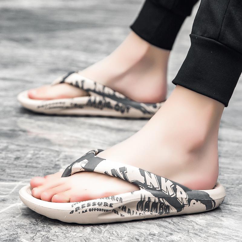 Fashion Beach Flip Flops  Home Slippers Men Bathroom Sandals Non Slip Men Lightweight Orginal Women  Design Fashion Soft Orginal