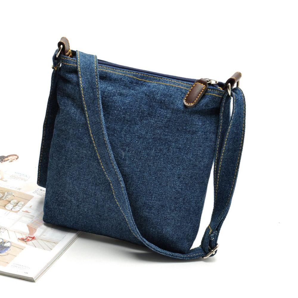 New Messenger Cross Denim Shoulder Bag Casual Bag Casual Purse Women Handbag